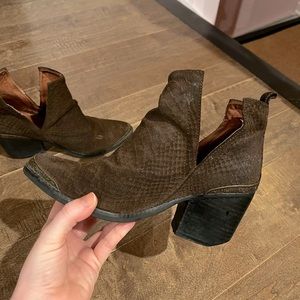 Free People Brown Booties